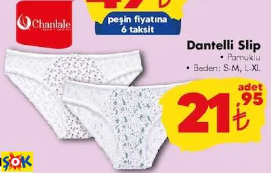 DANTELLİ SLİP KÜLOT DANTELLİ SLİP KÜLOT